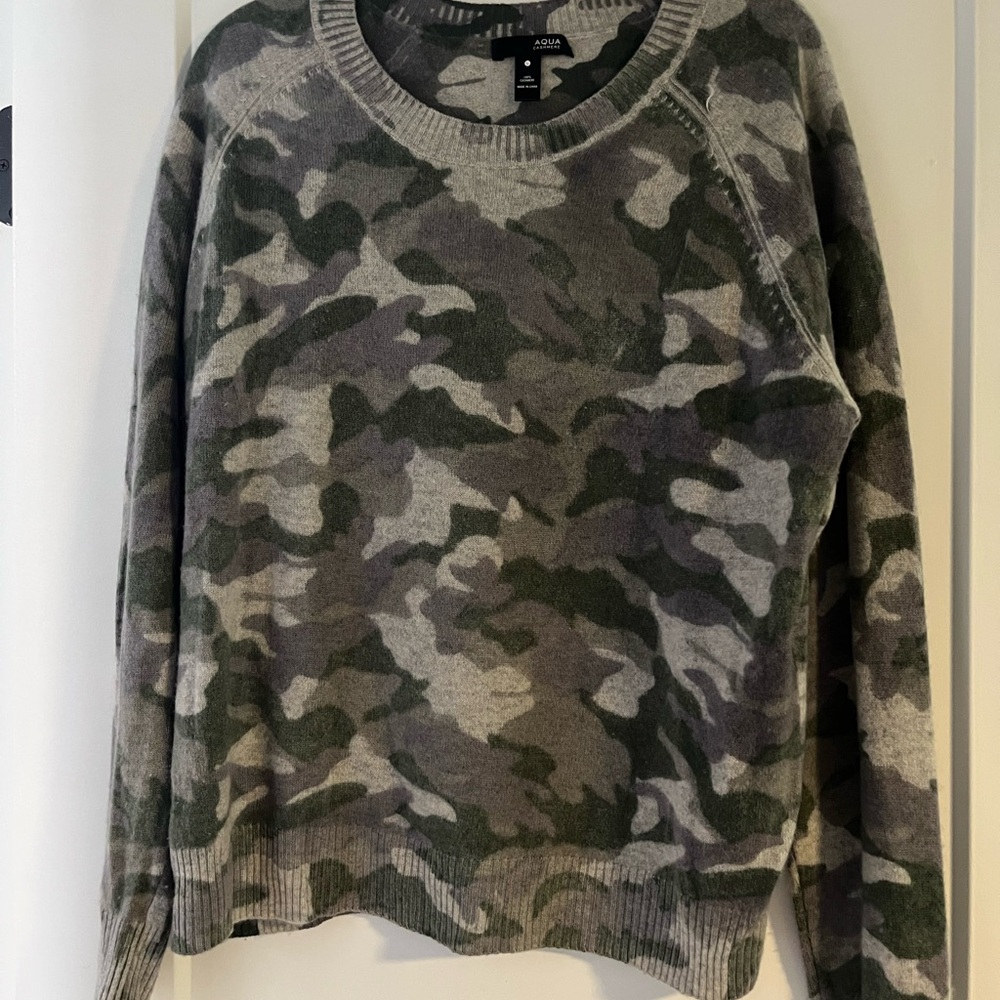 Camo Crew Neck Sweater